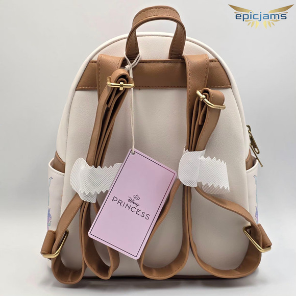 Loungefly Disney The Little Mermaid Ariel Portrait Floral Mini Backpack New - Picture 5 of 7